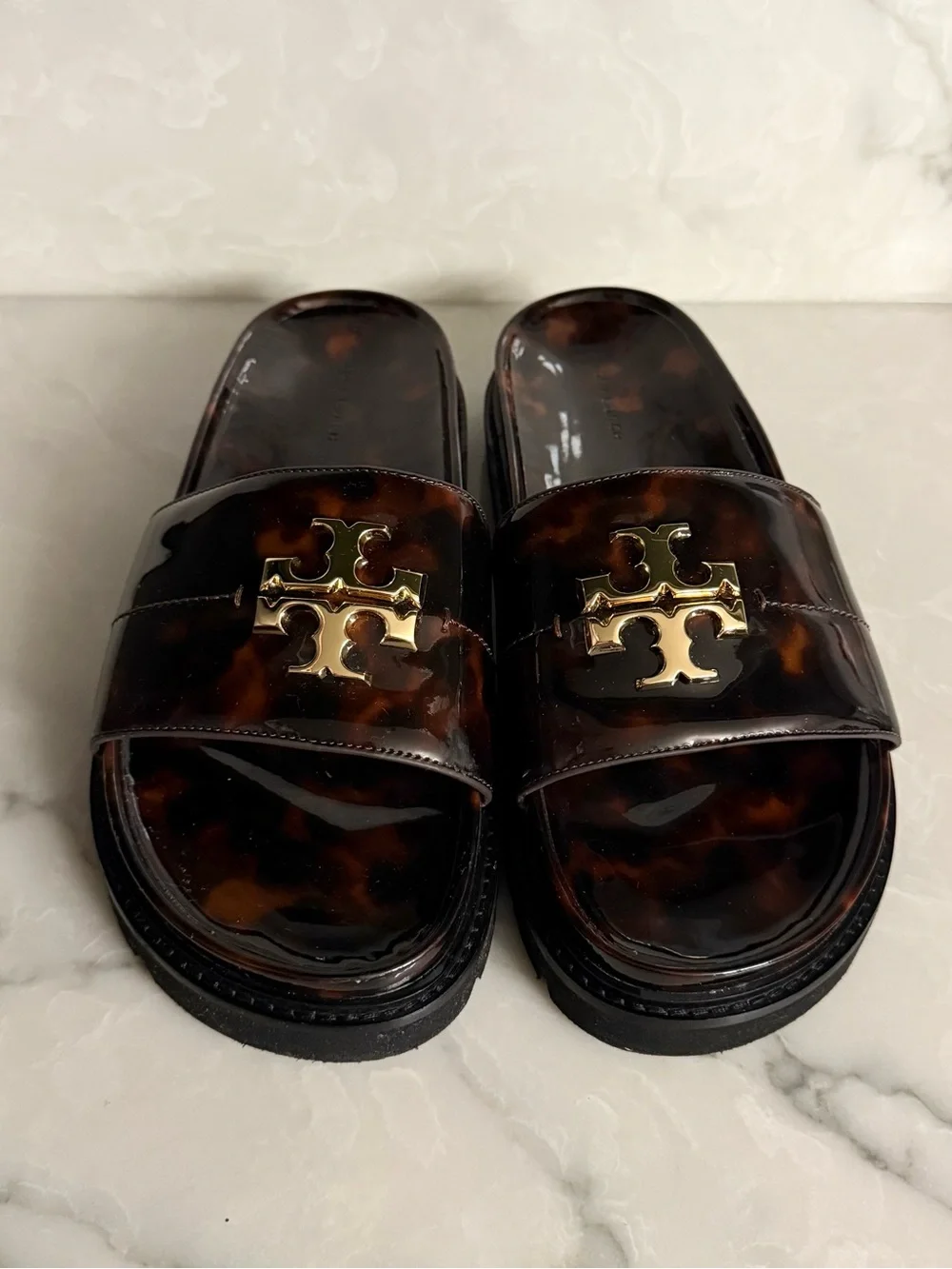 Tory Burch polished tortoiseshell
